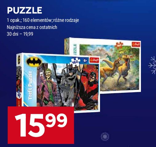 Puzzle 160 elementów Trefl promocja