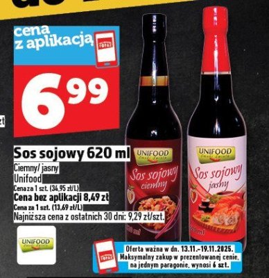 Sos sojowy 620 ml promocja w TOPAZ