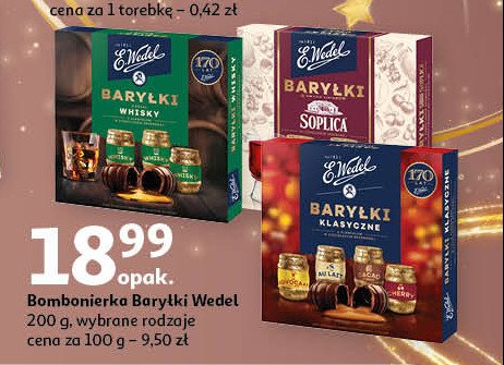 Baryłki o smaku whisky E. wedel baryłki promocja w Auchan