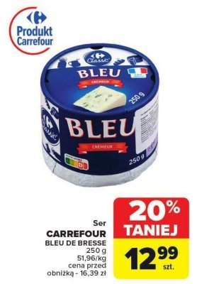 Ser Bleu de Bresse Carrefour promocja