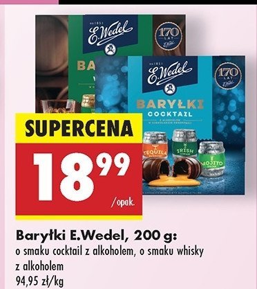 Bombonierka E. wedel baryłki coctail promocja