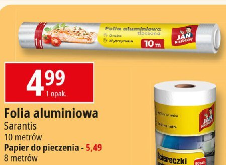 Folia aluminiowa 10 m Jan niezbędny promocja