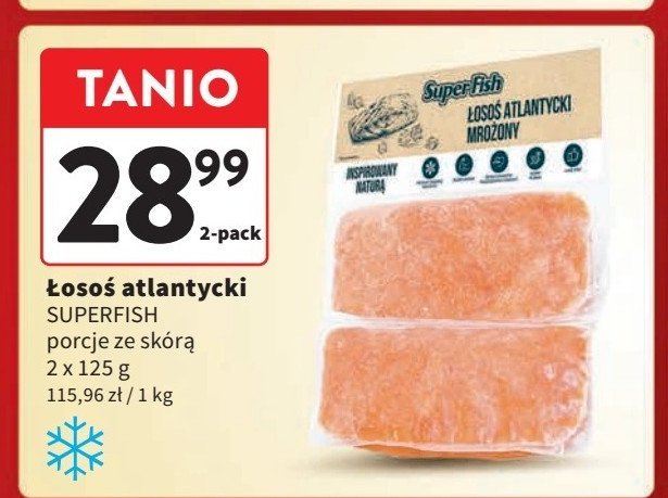 Łosoś atlantycki Superfish promocja