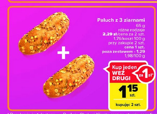 Paluch z 3 ziarnami promocja