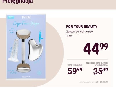 Zestaw do jogi twarzy promocja w Rossmann