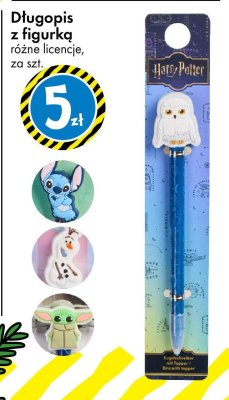 Długopis z figurką Harry Potter różne licencje promocja w Tedi
