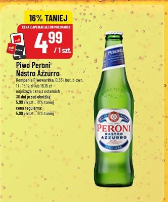 Piwo Peroni Nastro Azzurro promocja w POLOmarket