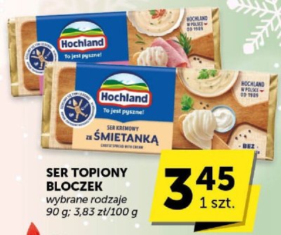 Ser topiony bloczek Hochland promocja w ABC