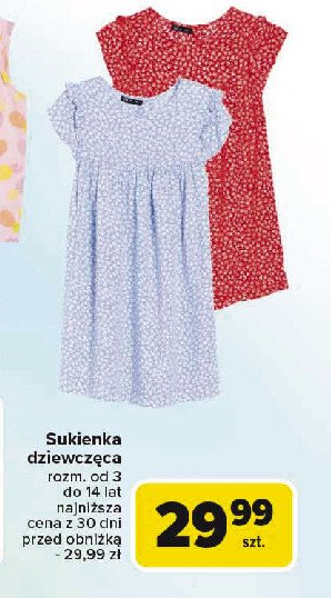 Sukienka dziewczęca 3-14 lat promocja w Carrefour