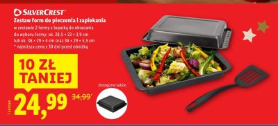Zestaw form do pieczenia i zapiekania  promocja w Lidl