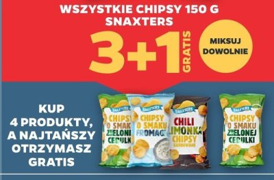 Chipsy Snaxters promocja w Netto