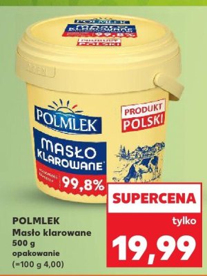 Masło klarowane Polmlek promocja w Kaufland