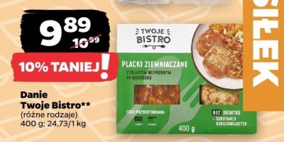 Danie różne rodzaje promocja w Netto