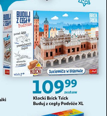 Klocki brick trick - sukiennice w krakowie Trefl promocja