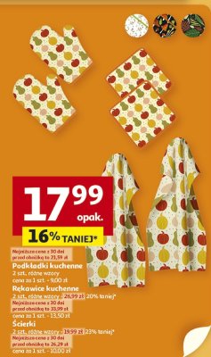 Ścierki 2 szt. różne wzory promocja w Auchan