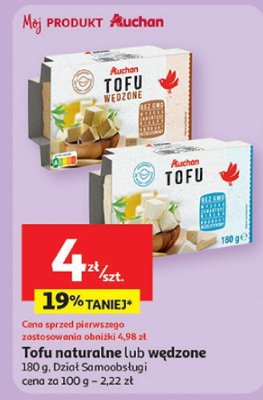 Tofu naturalne promocja w Auchan