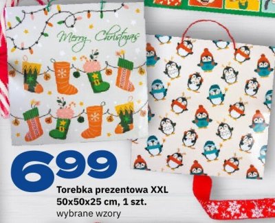 Torebka prezentowa XXL 50x50x25 cm, wybrane wzory promocja w Twój Market