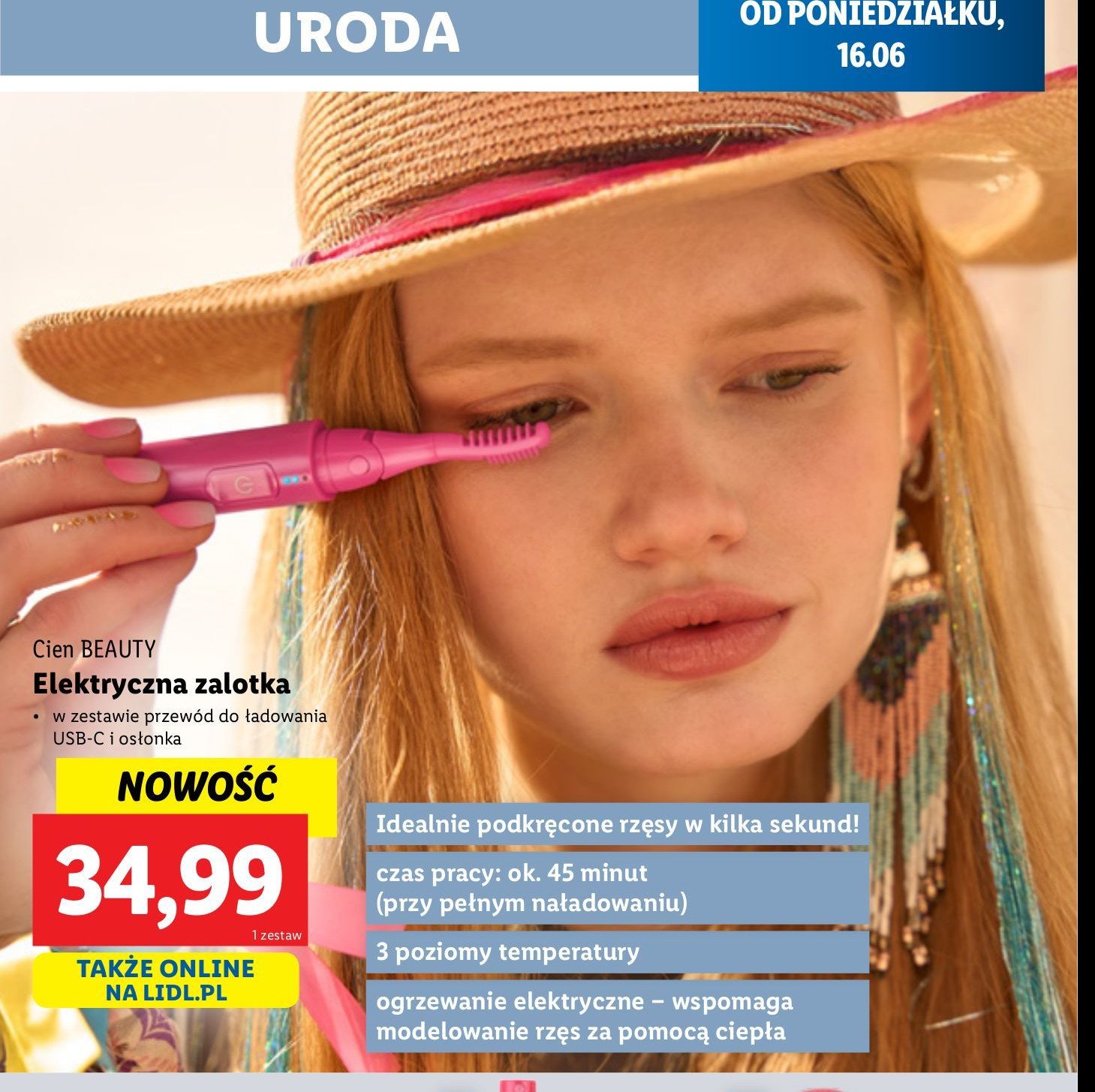 Zalotka elektryczna Cien beauty promocja w Lidl