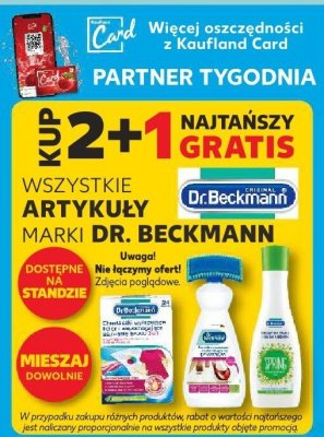Wszystkie artykuły marki Dr. Beckmann 2+1 GRATIS promocja w Kaufland