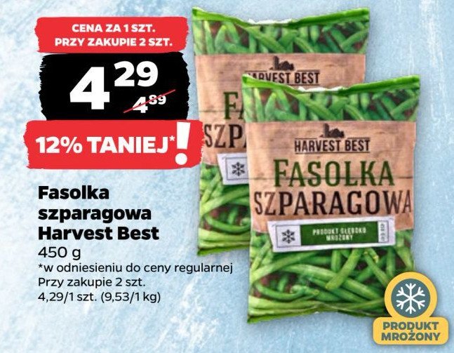 Fasolka szparagowa zielona Harvest best promocja