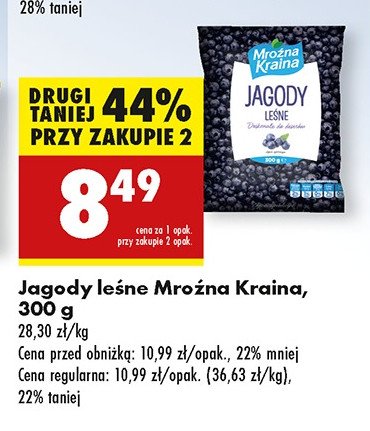 Jagody leśne Mroźna kraina promocja