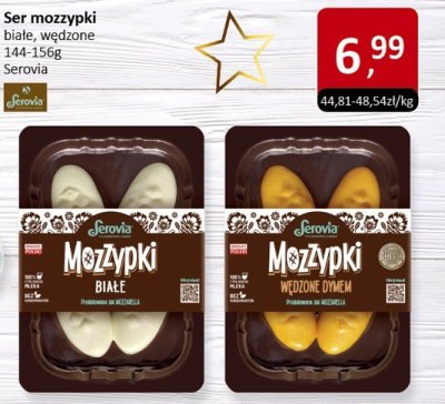 Ser mozýpki białe, wędzone 144-156g Serovia promocja w Market Point