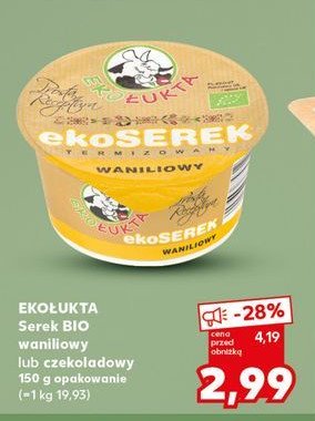Serek wanilia Ekołukta promocja w Kaufland