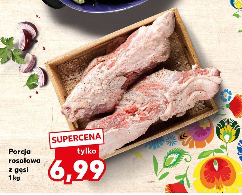 Porcja rosołowa z gęsi promocja w Kaufland