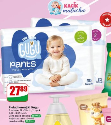 Pieluchomajtki Gugu 3 rodzaje promocja w Dino