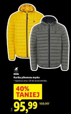 Kurtka pikowana męska promocja w Lidl