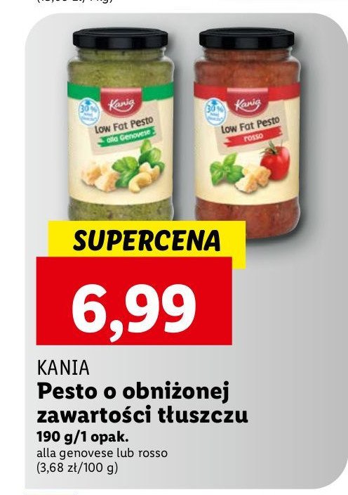 Pesto bio rosso Kania promocja