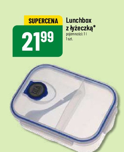 Lunchbox z łyżeczką 1 l promocja