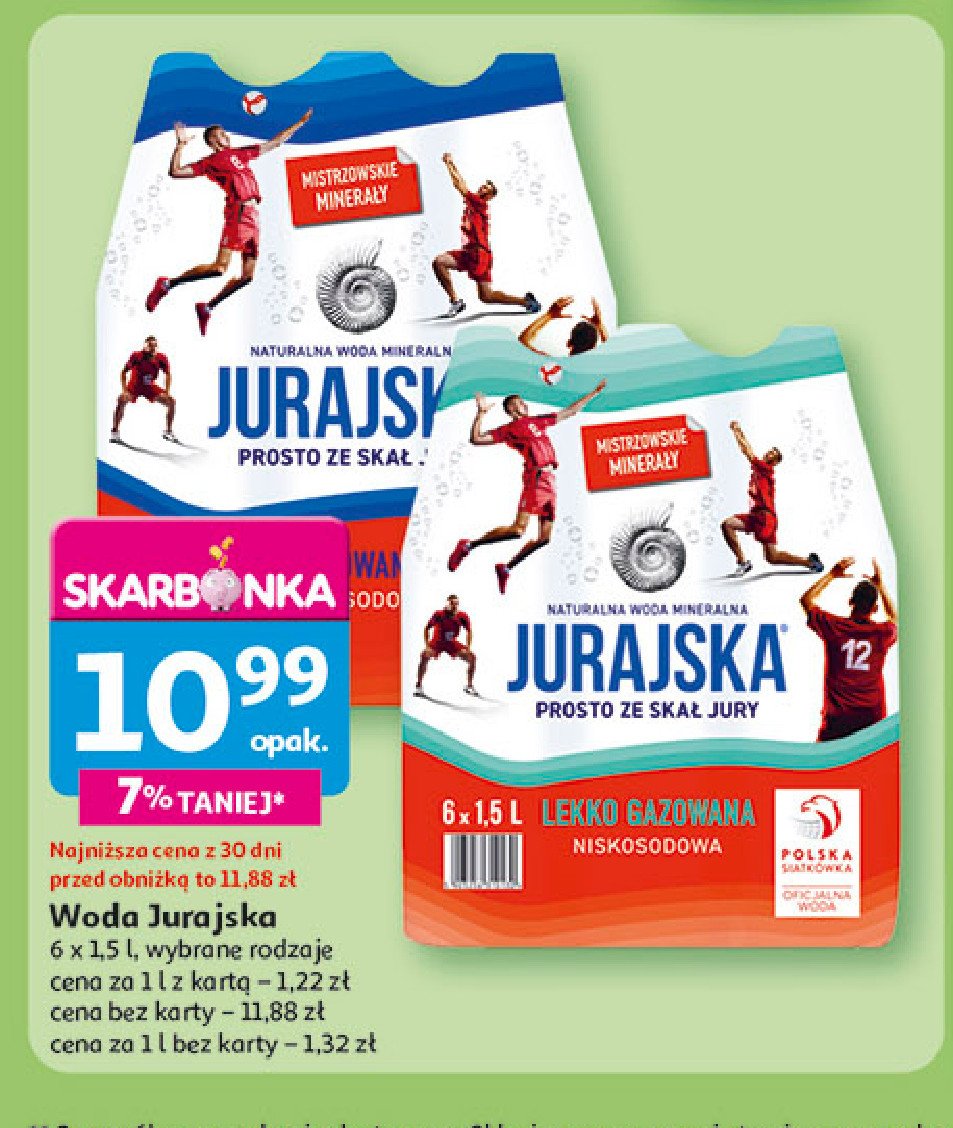 Woda niegazowana Jurajska promocja