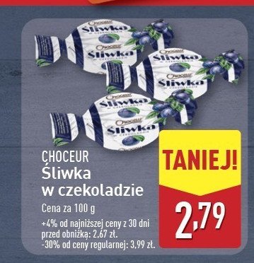 Śliwki w czekoladzie Choceur promocja