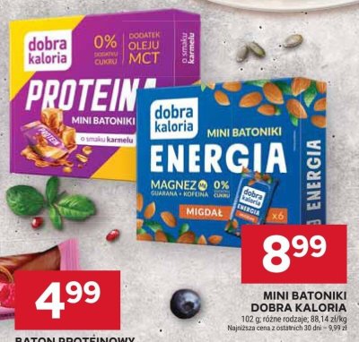 Mini batoniki Energia Migdał promocja w Stokrotka