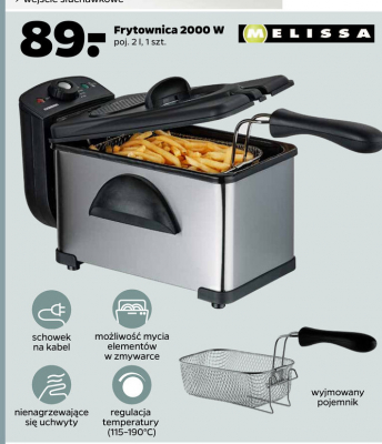 Frytownica 2 l 2000 w Melissa promocja