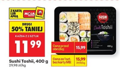Sushi Toshii 400g promocja w Biedronka