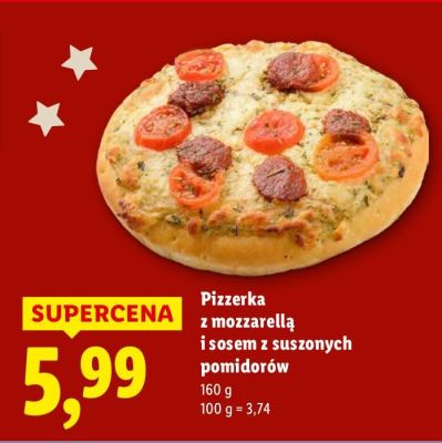 Pizzerka z mozzarellą i sosem z suszonych pomidorów promocja w Lidl