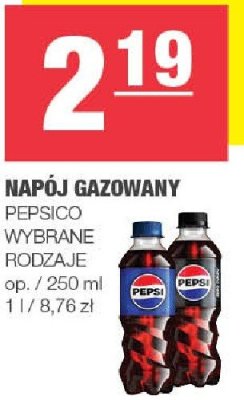 Napój gazowany Pepsi wybrane rodzaje promocja w SPAR