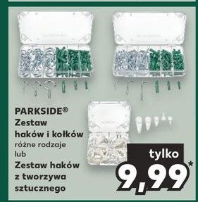 Zestaw haków i kołków Parkside promocja