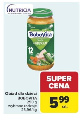 Obiad dla dzieci BoboVita Risotto z indykiem 250g promocja w Carrefour
