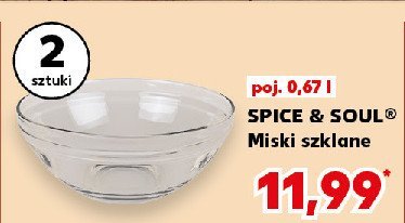 Miski szklane 670 ml Spice&soul promocja