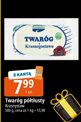 Twaróg półtłusty Krasnystaw promocja w Leclerc