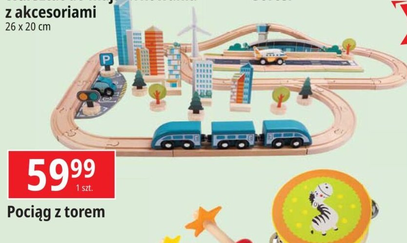 Pociąg z torem Kidway promocja w Leclerc