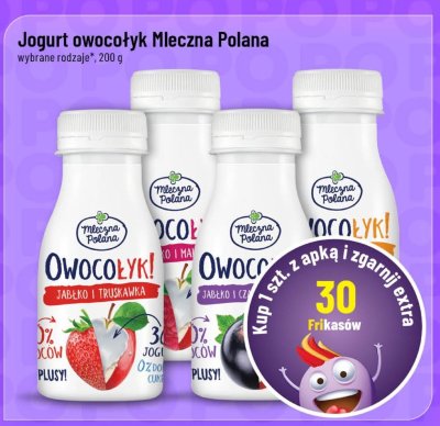 Jogurt owocowy Mleczna Polana promocja w POLOmarket