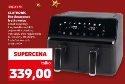 Frytkownica beztłuszczowa CLATRONIC promocja w Kaufland
