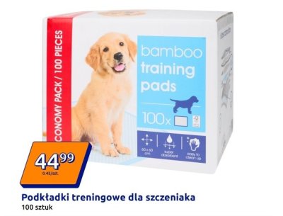 Podkładki treningowe dla szczeniaka, 100 szt. promocja w Action