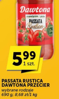 Passata Rustica Dawtona przecier promocja w Euro Sklep