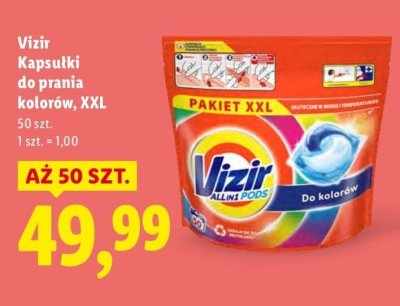 Kapsułki do prania kolorów XXL promocja w Lidl