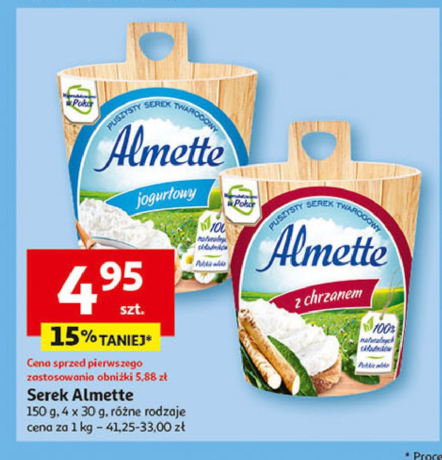 Serek z chrzanem Hochland almette promocja